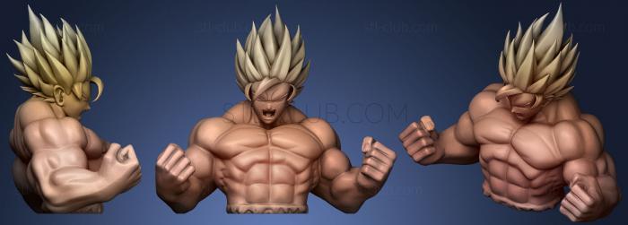 Бюсты монстры и герои Goku Tronco